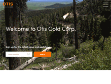 Tablet Screenshot of otisgold.com